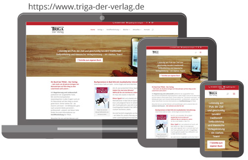 Website Relaunch für den Triga-Verlag in Gelnhausen